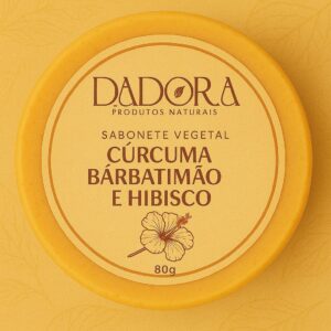 Sabonete Cúrcuma + barbatimão + hibisco
